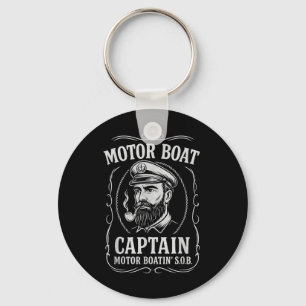 Chaveiro Capitão de Barco a Motor Engraçado – Velho Náutico