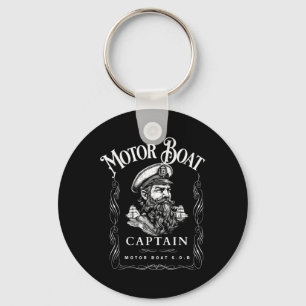 Chaveiro Capitão de Barco Motor Funny Pontoon Motor Boa