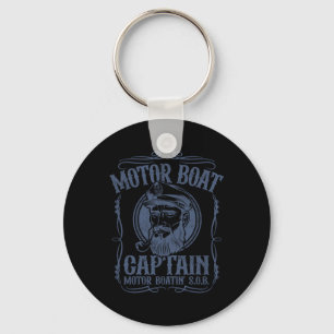 Chaveiro Capitão de Barco Motor Funny Pontoon Motor Boa