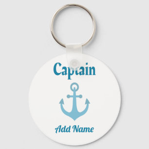 Chaveiro Capitão de Barco Personalizado Anchor