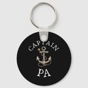 Chaveiro Capitão Pa Barco Vela Náutica Âncora Vintage Diver
