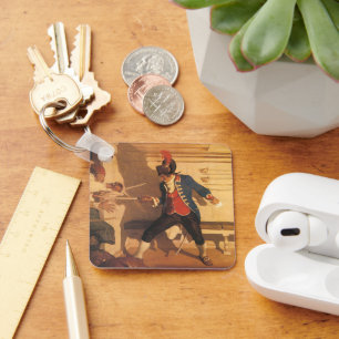 Chaveiro Capitão Pirata Vintage, Luta de Espada por NC Wyet