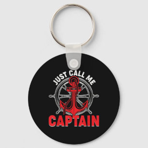 Chaveiro Capitão Vintage Apenas Me Chame de Capitão Navegan