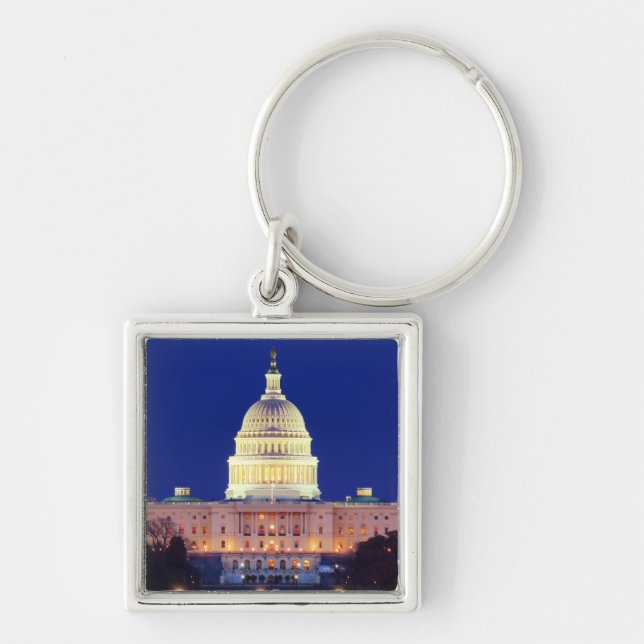 Chaveiro Capitólio dos Estados Unidos em Washington DC em D (Frente)