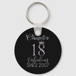 Chaveiro Capítulo 18 Fabuloso Desde 2007 Mulheres de 18 Ano