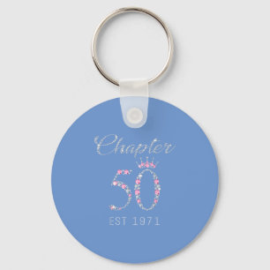 Chaveiro Capítulo 50 Anos EST 1971 50O Aniversário Tee Gift