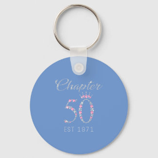 Chaveiro Capítulo 50 Anos EST 1971 50O Aniversário Tee Gift