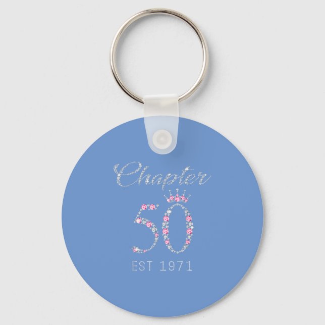 Chaveiro Capítulo 50 Anos EST 1971 50O Aniversário Tee Gift (Frente)