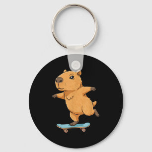 Chaveiro Capivara Esquiadora Engraçada Patinadora Bailarina
