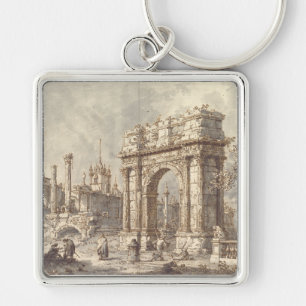Chaveiro Capriccio com um Arco do Triunfo Romano