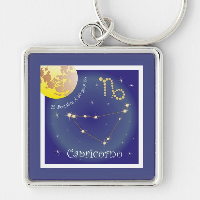 Chaveiro Capricorno 22 dic. al 20 gen. Schlüsselanhänger (Frente)