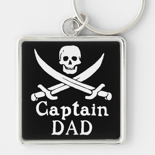 Chaveiro Captain Dad -  Classic (Frente)