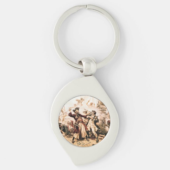 Chaveiro Captura, Barba Negra Pirata, Vingança da Rainha An (Frente)