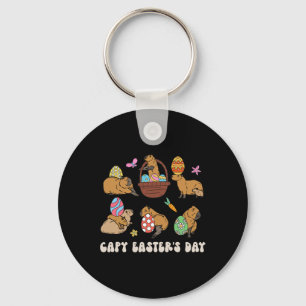 Chaveiro Captura Dia da Páscoa Capybara Hunt Ovos Divertido