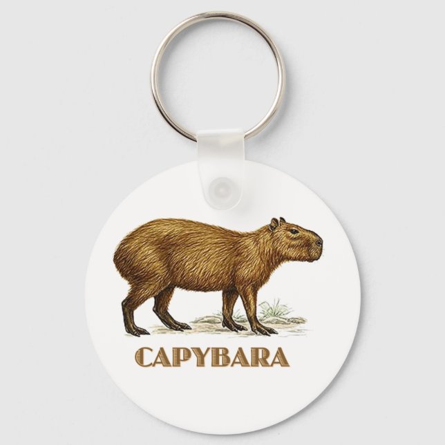 Chaveiro capybara (Frente)