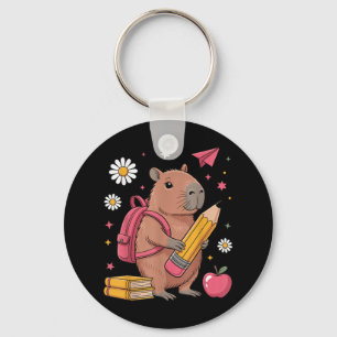 Chaveiro Capybara Backpack Pencil Livros Toddler Crianças D