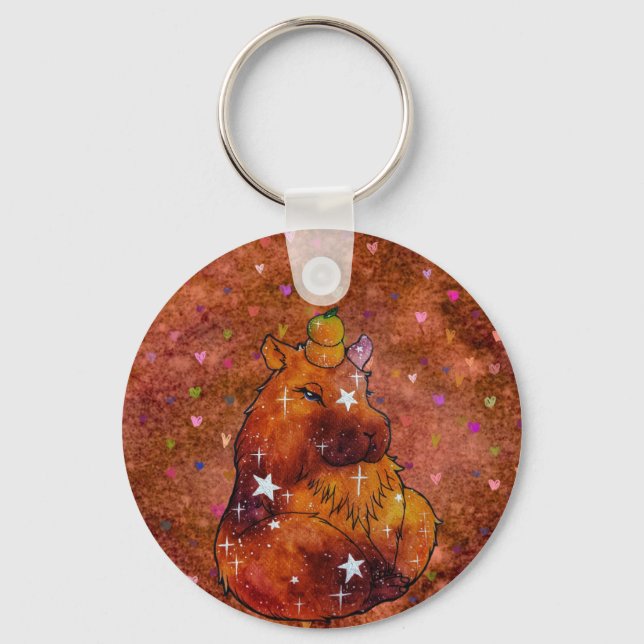 Chaveiro Capybara chamada Dream (Frente)