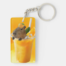 Chaveiro Capybara in Orange Juice