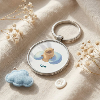 Chaveiro Capybara Keychain – Cute & Calm Design for Kids