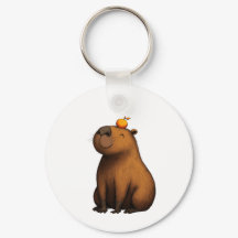 Capybara Pocket Hug Keyring