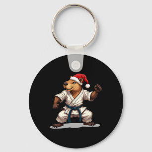 Chaveiro Capyra Karate Natal Artes Marciais Santa Hat Hol
