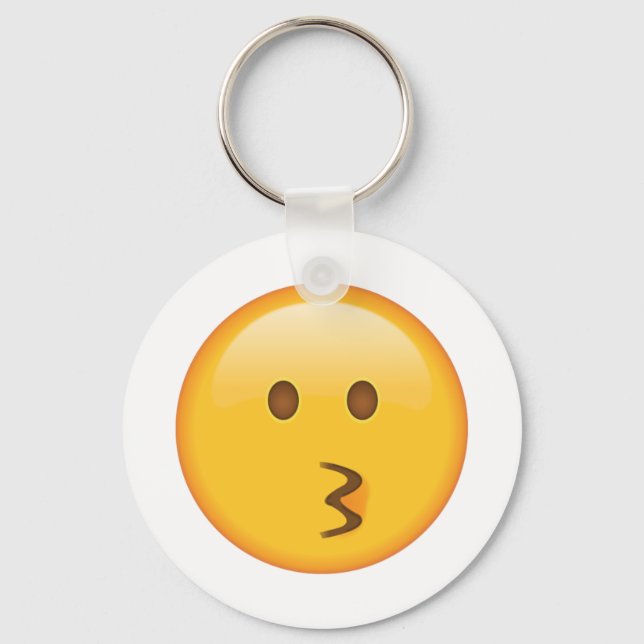 Chaveiro Cara Beijante - Emoji (Frente)