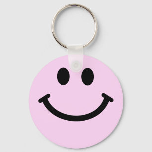Chaveiro Cara cor-de-rosa