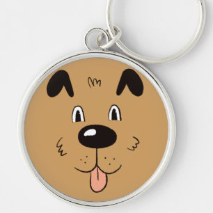 Chaveiro Cara de Cachorro Engraçado