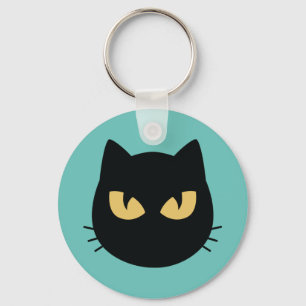 Chaveiro Cara de gato preto