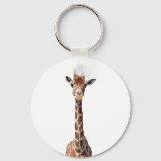 Chaveiro Cara de girafa bonita