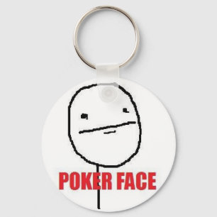 Chaveiro Cara de póquer Meme