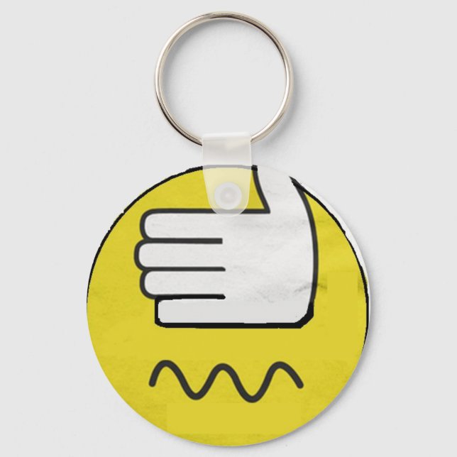 Chaveiro cara de relógio de escala bbm (Frente)