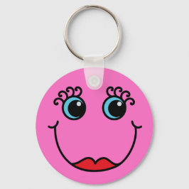 Chaveiro Cara de Senhora Rosa