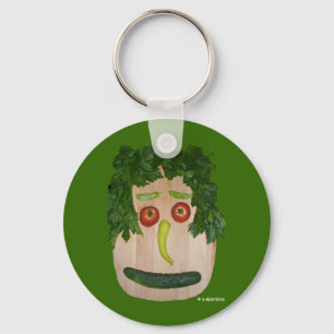 Chaveiro Cara do vegetariano