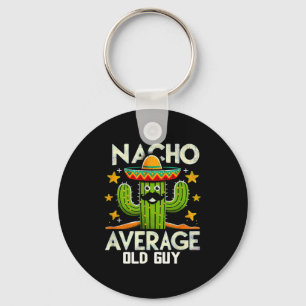 Chaveiro Cara Funny Nacho Média Velho Cinco De Maio Mexican