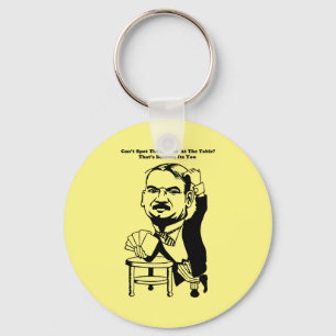 Chaveiro cara jogando pôquer casino suker cita arte