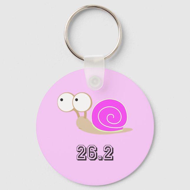 Chaveiro Caracol com casca rosa 26.2 (Frente)