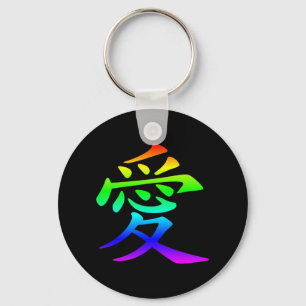 Chaveiro Caractere Chinês para Amor