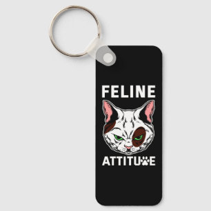 Chaveiro Caractere de Pet de Mood Cat Felino