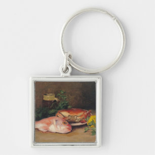 Chaveiro Caranguejo e salmonete vermelho