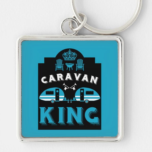 Chaveiro Caravan King Presente Para Campers (Frente)