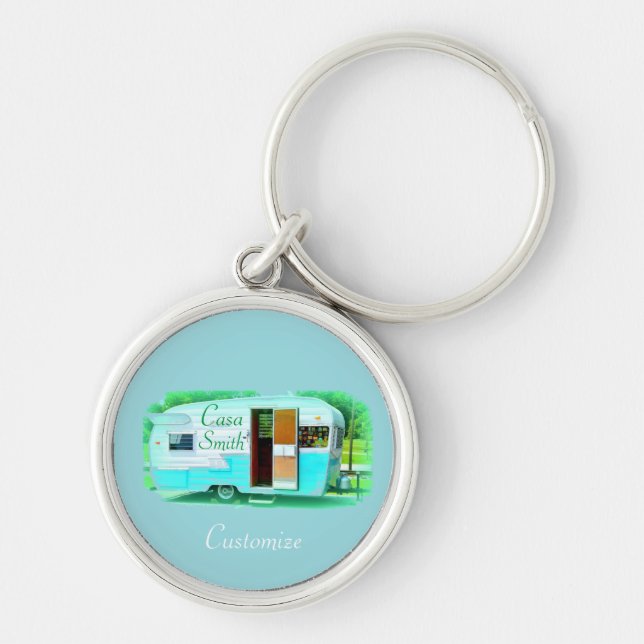 Chaveiro Caravana clássico Vintage (Frente)