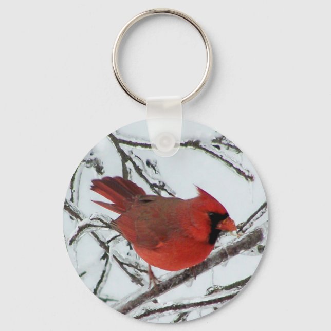 Chaveiro Cardinal de inverno (Frente)