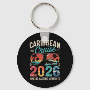 Chaveiro Caribe Cruise 2026 Filiação de Viagem de Férias