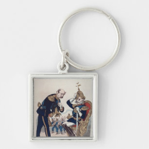 Chaveiro caricatura de Kaiser Wilhelm de Prússia