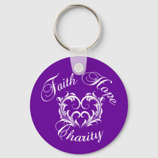 Chaveiro Caridade Faith Hope