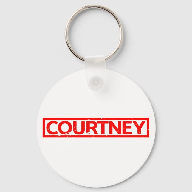Chaveiro Carimbo Courtney (Frente)