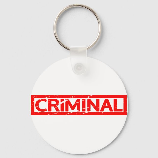 Chaveiro Carimbo criminal (Frente)