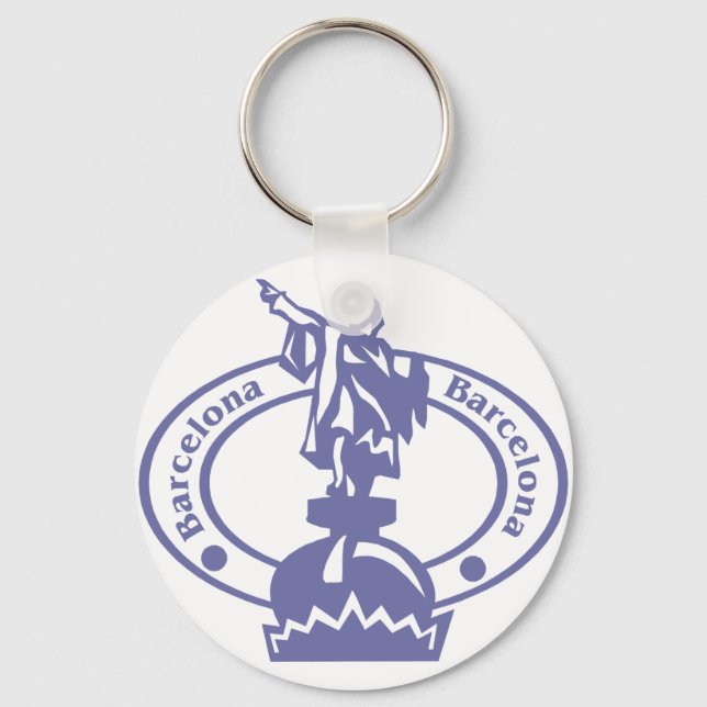 Chaveiro Carimbo de Barcelona (Frente)