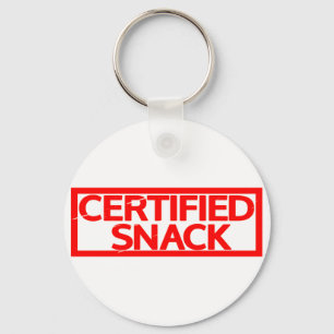 Chaveiro Carimbo de snack certificado